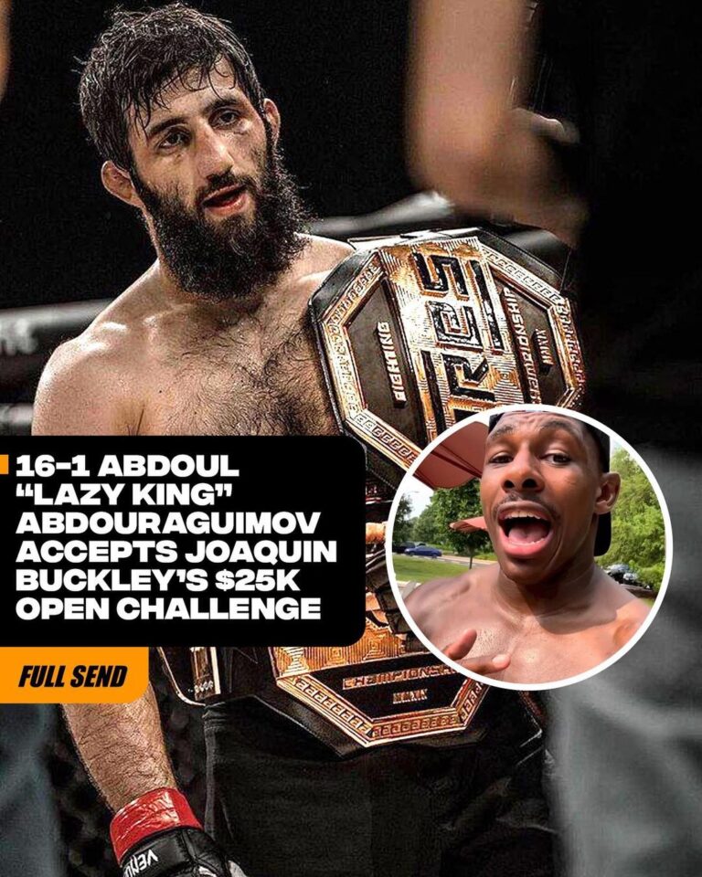 Abdoul Abdouraguimov Instagram - Buckley vs Lazy King 🤝. A little background, Abdouraguimov is a double champ in Ares FC at 70 and 85 and had just signed with the UFC. FOLLOW @fullsend_mma #mmaworld #ufcnews #danawhite