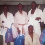 Abdul Razak Alhassan Instagram - Hahahaha! This is a teenager Razak when he was struggling to get outta Africa 😂😂😂😂. Good old days with my boi @alhassanjudo by the way I’ve always been jack from doing manual labor. 😂 #redhunter #judo #squad #olddays #ghanaboi Denver, Colorado