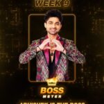 Abhishek Kumar Instagram - 3rd time boss meter, congratulations to everyone and thanku so much for love and support ❤️🙏 . . #abhishekkumar #abhishekavengers #bb17 #colorstv