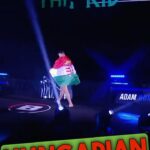 Adam Borics Instagram - He fights not only for himself but for that flag his native Hungary 🇭🇺🏹 Can’t wait to step in the cage again ☝️ #mma #walkout #hungarian #fighter