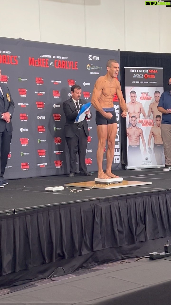 Adam Borics Instagram - Weigh In Bellator 286