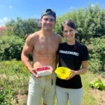 Adam Borics Instagram - 🇺🇸Nothing like homegrown fruits 🇭🇺A kertben termett gyümölcshöz semmi nem fogható 😍Nektek melyik a kedvenc nyári gyümölcsötök?🍒🍓 Berekfurdo