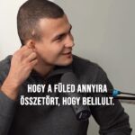 Adam Borics Instagram - @miklosungvari és a 👂 története 😂 #podcast #califlower #califlowerear #judo