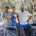 Adam Liaw Instagram - Tonight on #AdamandPoh’s Great Australia Bites we’re headed from Darwin to the stunning Kakadu to explore the three big influences of Australian food - Indigenous cuisine, colonial influence and modern multiculturalism. There’s sartees, jet skis, crocs, and pretty cool native ingredient laksa. 8pm on @SBSFood and @SBSOnDemand! @pohlingyeow @NTAustralia #NTAustralia #TourismTopEnd #SeeAustralia #holidayherethisyear