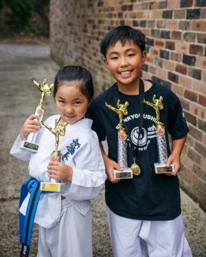 Adam Liaw Instagram - Proud dad today. And a bit of a story about why. 

Yesterday was the NSW junior karate championships. 

Three years ago this kid entered this same tournament - his first. He went in full of hope, but was beaten badly in every one of his fights.

He was crushed, and barely spoke the whole way home. When we got home he just said, “I’m going to train harder.”

A lot of kids quit after their first tournament when they realise fighting is scary, hard and painful. 

But instead of quitting, this kid started going to karate 5 nights a week (!) and has been doing that ever since.

His little sister has been by his side the whole time. They train so hard. They come home bleeding and bruised nearly every night. They encourage each other. They cheer for each other.

They were brilliant at the tournament. Fearless. Anna came second in kata and first in kumite. Christopher took home first place in ALL THREE of his events. They fought bigger opponents. Neither lost a single fight. They won every one by ippon (karate equivalent of a KO). Christopher won his final fight in just 6 seconds. 

They made it look easy. But it wasn’t easy. They ground it out over years of hard work, which is a weird thing to say for kids so young. 

And it wasn’t anything we taught them. We never pushed them to do this. They taught themselves, and pushed themselves. 

Of course I’m happy they won, but the thing that makes me far, far more proud than trophies is the respect for their opponents, the friendships they’ve made, and the character they showed to get themselves here. They’re gonna be alright.