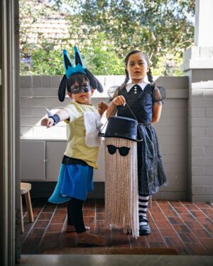 Adam Liaw Instagram - Wednesday Addams, Cousin It and Lucario (Pokémon) coming to terrify you out of your candy. #halloween