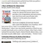 Adam Liaw Instagram – “After I had a child I realised the necessity of quick, family friendly dinner ideas; Liaw has made my job a little easier – and a lot tastier.”

Love this review of “7 Days of Dinner” in the @Guardian!