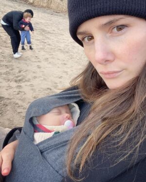 Addison Timlin Instagram - Sweet husband, I love navigating the sweet storm of our children with you everyday. You put a storm in my heart forever. Earlier today when Dolly threw up on you, and Ezer screamed about a pull-up full of poop- while I was pumping in my PJ’s at noon, I thought- this is all I’ve ever truly wanted. Happy Valentine’s Day.