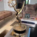 Adele Instagram - Bloody hell I’m pleased as punch! Thank you @mrbenwinston for dropping this round to me this afternoon!! Trust me to officially have an EGO 🤣 Thank you so much @televisionacad , I’m so so honored to receive this. Big up to everyone involved. @griffithobservatory thank you for letting me sing up on your mountain and big love to all the other nominees x