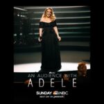 Adele Instagram - I did a show at home in London last year that is going to be on NBC tomorrow night!! It was a show I used to watch growing up called ‘An Audience With’. It was so much fun, people were wild, I was reunited with my favourite teacher from school when I was a teenager, Scary Spice was there, my fans were there and it was just the best, knees up of a night 🇬🇧