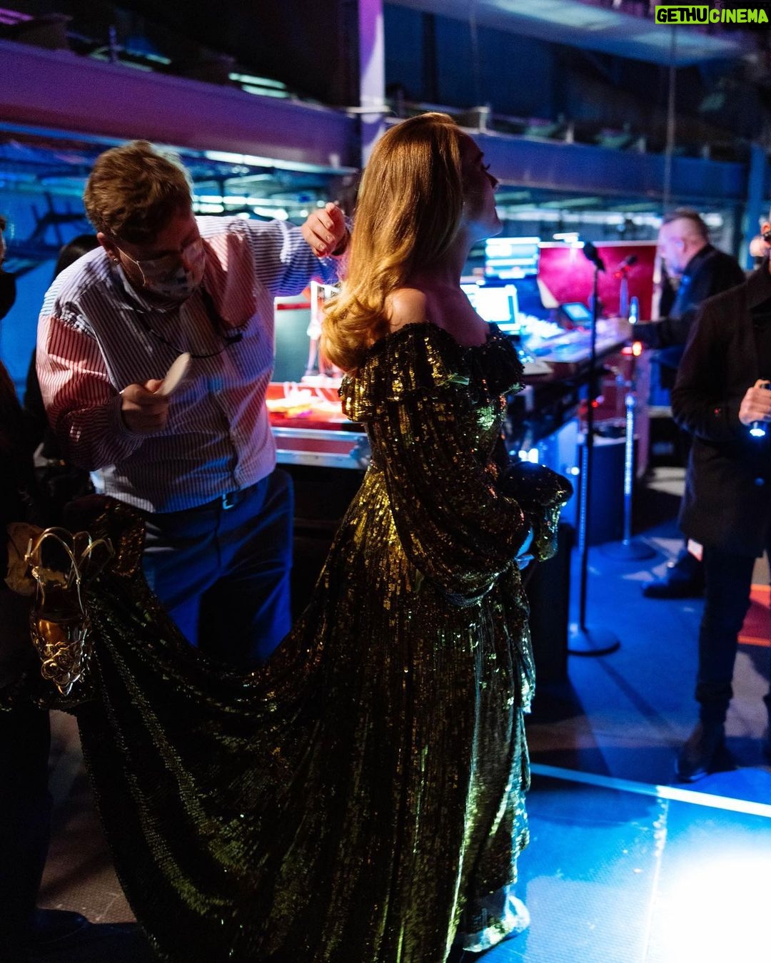 Adele Instagram - What a night! Thank you @brits, thank you Sally and Tom for being so accommodating. Thank you to everyone who was there in the crowd, you were so loud and loving! Congratulations to all the other winners and nominees, keep on smashing it! 🇬🇧 ✨
