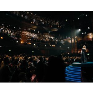 Adele Instagram - Home Sweet Home. I’ve always dreamt of doing An Audience With… There was so much love in the room for eachother, it felt like such a gig! Everyone was raucous and bang up for it! And my teacher Ms McDonald was there, it was just heaven ♥️