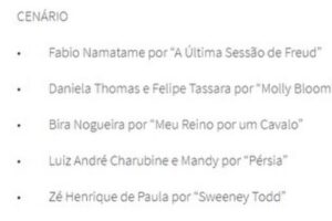 Adriana Del Claro Instagram - Sweeney Todd está indicado ao Prêmio Shell de Teatro pela brilhante cenografia de @zenriqdpaula e @eu.o.cesar Parabéns Zé e César pelo trabalho impecável e obrigada pela honra de fazer parte desse projeto pela confiança no meu trabalho e parabéns a todos desse time @sweeneytoddbrasil orgulho que  não cabe!! Ainda me beliscando!!! Estamos no Shell!!!!!!!!!! 😮😮😮❤️🥧🪒 @delclaroproducoes @033rooftop  Fotos do talentoso  @stephansolon