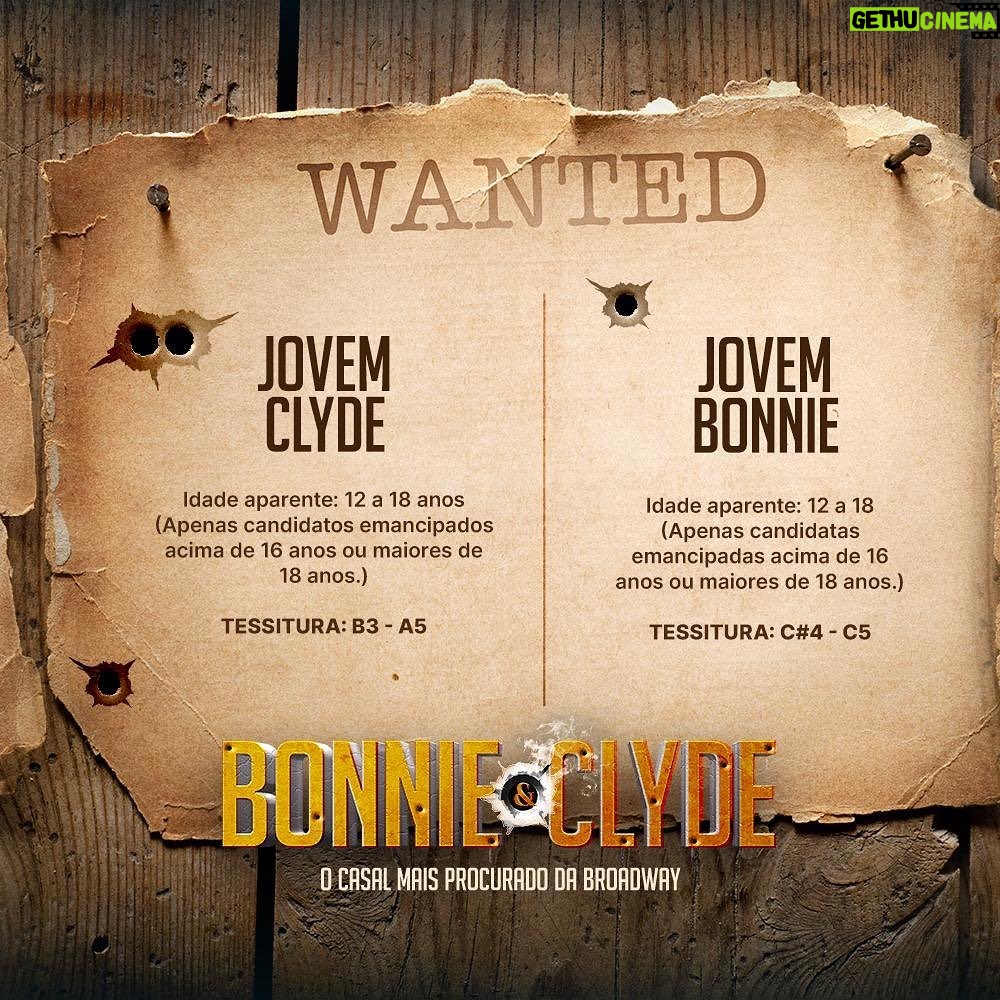 Adriana Del Claro Instagram - Ta chegando!!! Coração cheio de alegria e gratidão!! 🧨AUDIÇÕES ABERTAS!🧨 O espetáculo Bonnie e Clyde seleciona atores e atrizes de todas as etnias e tipos físicos para audicionarem para o espetáculo, que acontecerá no @033Rooftop em 2023. 🧨Os candidatos devem enviar email para audicao@delclaroproducoes.com.br até o dia 30/11 com os seguintes materiais: currículo, uma foto de rosto, uma foto de corpo inteiro, um vídeo cantando uma música que mostre o melhor da sua voz e extensão. Desejável, mas não obrigatório: um vídeo interpretando um monólogo). 🧨Boa sorte! 🔥🧨❤️🔥 #bonnieeclyde #broadway #musicaltheatre #delclaroproducoes #hproducoesculturais #033rooftop #teatroemSP #rooftopemSP #teatromusical #bonnieandclyde #audicoes 033 Rooftop