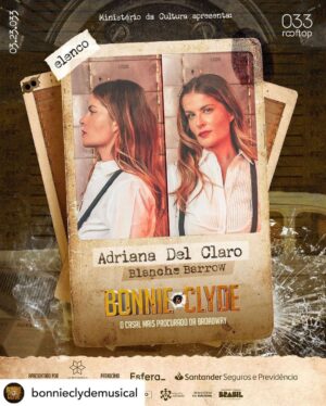 Adriana Del Claro Instagram - Ai meu coração!!! Vem Blanche!!!Segue lá nosso insta e veja o elenco talentoso de @bonnieclydemusical Bora Gang!!! #repost Mulher de Buck Barrow, Blanche não tem boas relações com o cunhado Clyde, que insiste em colocar seu Buck em situações… difíceis. Mas essa mulher apaixonada vai fazer de tudo para defender o seu homem! @adrianadelclaro, que traz Blanche aos palcos, é conhecida pela sua atuação na novela “Carrossel”. No Teatro, Adriana divide-se entre os palcos - onde esteve em peças como “Natasha, Pierre e o Grande Cometa de 1812” - e a produção, onde levou o Prêmio Bibi Ferreira de Melhor Musical Brasileiro e o Prêmio do Humor, em 2021, por “Chaves, Um tributo Musical” além de também ter produzido os espetáculos “Jingle Bus”, “Natasha, Pierre e o Grande Cometa de 1812” e “Sweeney Todd”.

#bonnieclydemusical #delclaroproducoes #hproducoesculturais #bonnieeclyde #033rooftop #bonnieeclydebroadway