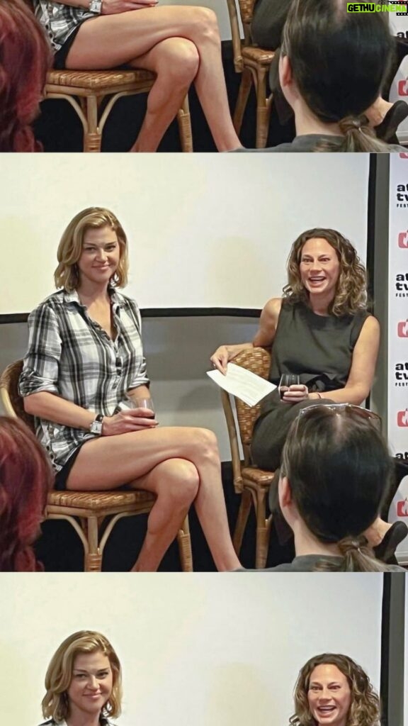 Adrianne Palicki Instagram - I had such a great time with you last night, Austin! Thanks to all who joined @amixtape, @drinkboxt and I to re-live the first episode of #Supernatural ✨ Always a fun time reminiscing on such special memories! 💗🥰 #repost @atxfestival Austin, Texas