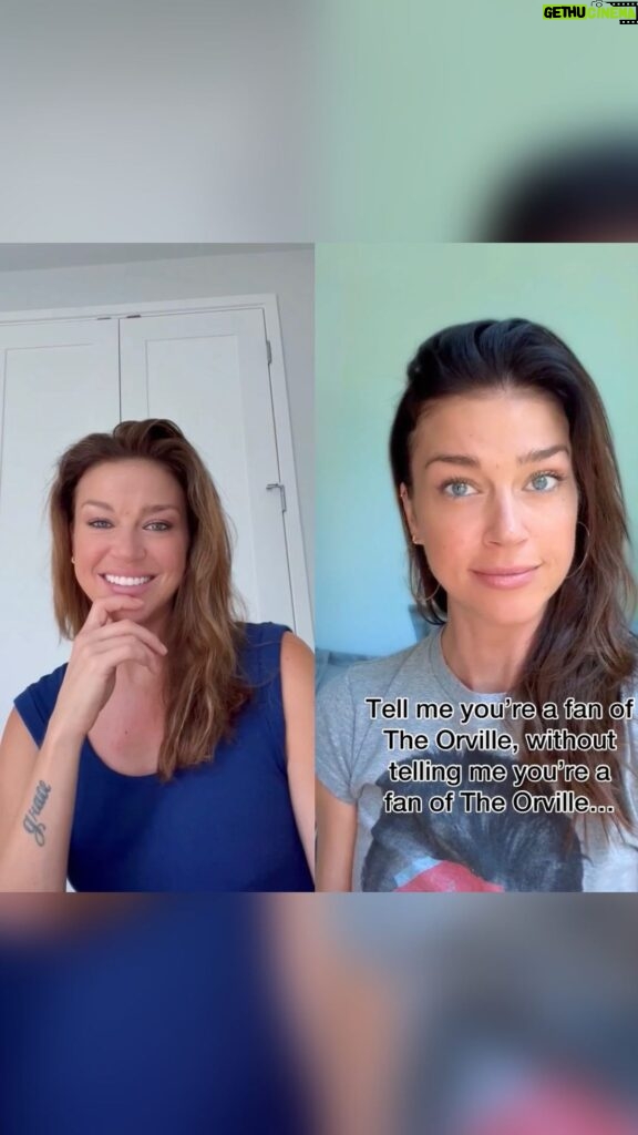 Adrianne Palicki Instagram - In honor of the final episode of #TheOrville finally out now on @Hulu, I just had to show all you amazing fans a little love! 💫🥰 Not only has your support this season just made everything so special, but also your submissions to the #TellMeYoureAFanWithoutTellingMe were INCREDIBLE so I just had to react to some of my favs! 🙏😘