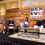 Adrianne Palicki Instagram - One more from @ATXFestival this weekend for the #ClearEyesFullHearts live podcast taping 😍🎤 It’s always a fun time getting to catch up with @_DerekPhillips and some of our #FNL fam! 🏈 #ATXTVs11 ATX Television Festival