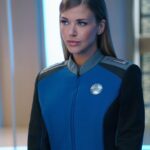 Adrianne Palicki Instagram - In command & in demand 😂 It’s almost time friends… Who’s ready for #TheOrville New Horizons this Thursday on @Hulu!? 🪐🚀