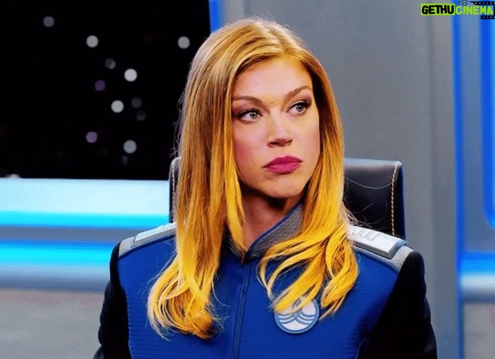Adrianne Palicki Instagram - When you realize it’s #NationalSpaceDay AND your birthday today… 🪐🎂😂 Seriously tho, thank you for all the kind words and wishes today! I so appreciate each of you and am sending you lots of love ❤️ I also cannot wait for y’all to see the new season of #TheOrville! Can you believe we’re only less than a month away!? 🎉