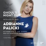 Adrianne Palicki Instagram - Hey Austin friends! Join @DrinkBoxt & I this Thursday for a fun conversation just in time for spooky season as we rewatch and reminisce on the first episode of #Supernatural! Tickets at the link in my bio 👻🥰 Austin, Texas