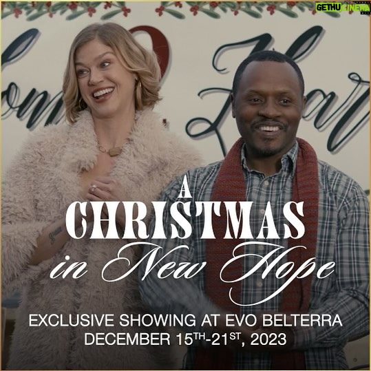 Adrianne Palicki Instagram - A Christmas in New Hope has a limited run at @evocinemas in Austin and tickets are selling fast! Link in my bio to get yours now🎄❤️