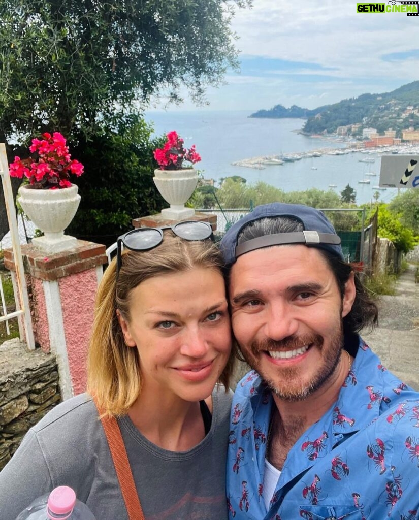 Adrianne Palicki Instagram - Italian adventures with my favorite vino partner 😉🍷 Portofino Coast, Italy