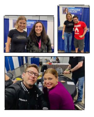 Adrianne Palicki Instagram - Had a blast meeting ya’ll this past weekend at @tidewatercomicon in Virginia Beach 🩷🥰 Thanks for having me!