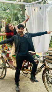 Adrija Addy Roy Instagram - First reel of Imlie & Vishwa 👻 Keep watching #IMLIE ,Everyday at #8_30pm only on @starplus . . . . . . . . . . . . . . #imlie #vishwa #new #reel #together #fun #friendship #friendshipgoals #instareels #instapost #instagood #instalove #instalike #insta #instagram . Film City, Goregaon