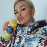 Agnez Mo Instagram - Jetlagging but i need to go straight to rehearsal!! @activwaterid helps me go through my daaays! #AGNEZMO