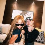 Agnez Mo Instagram - LOVE MY SIS!!!! Couldnt stop laughin at 1 am be like.. 🥲 Repost @jessicah_o : My long lost sister @agnezmo ❤️ We ain’t in the kitchen but we cookin something up tho!! 😎 #AGNEZMO #JESSI BAD BIH VIBES ONLY