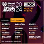 Agnez Mo Instagram - Help me win another @iheartradio award this year!!! Aaaaan we are back nominated for the 3rd time @the.agnation !!! On the second slide, you can see how to vote! Lets goooo @the.agnation #AGNEZMO #AGNATION #iheartradio #iheartmusicawards