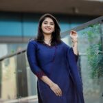 Aima Rosmy Sebastian Instagram - Embracing the allure of raw silk in a captivating Royal Blue hue. 🔷 Attire @tazzels3 ✨ Click @midhun.mohan_ #royal #royalblue #royalcolor #festive #festivecollection #festivewear #festivecollection Dubai, United Arab Emirates