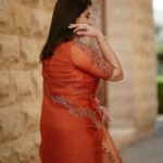 Aima Rosmy Sebastian Instagram - 🍁Capturing the awesomeness of six yards of pure grace with stunning saree designs from @tazzels3 🍁 Saree by @tazzels3 Shot @midhun.mohan_ 📸 . . . . . #sareelove #saree #festive #festivevibes Dubai, United Arab Emirates