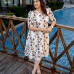 Aima Rosmy Sebastian Instagram - Jingle bell rockin’. Wearing @amazebyashiyajesel 👗 Click by @poshbe.ae 📸 #festive #festivewear #christmas #chritsmastime Dubai, United Arab Emirates