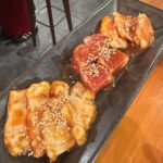 Aina Fukumoto Instagram - 見た目も美しい上質なお肉たちが美味しすぎた〜🤤❤️ おすすめの食べ方がニンニク乗せて食べるんやけど、その食べ方が美味しすぎてほぼニンニクタレでいかせてもらいました🤭 特にタンとニンニクタレの相性が抜群やった🥹💖 久々にするめキムチ食べたけどお酒がすすみすぎちゃうね🤫✨ 喋りまくって食べまくって飲みまくって最高に楽しい夜でした🫶🏽 #北新地 #石川ひとみ #焼肉 #北新地グルメ #北新地ディナー #肉 #肉好き #肉好き女子 #肉好きな人と繋がりたい #🥩 #お酒 #お酒好き女子 #お酒大好き #お酒好きな人と繋がりたい #🍺