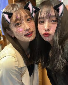 Aina Fukumoto Instagram - 山田の菜々さんと語り尽くしましたとさ☺️ 月3くらいで大阪帰ってきてくれていいんやで？☺️ #あいなな #友達 #らぶ #🫶🏽