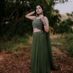 Akshaya Udayakumar Instagram - Green is the new WOW✨ Pc : @harikuttanhk Costume : @meluha__arathijayaraj @arathijayaraj Hair : @queen_bee_suji Mua : Taggingmyself
