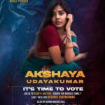 Akshaya Udayakumar Instagram - It’s time to vote Do vote in Disney + hotstar Also by giving missed call 8886602471 Shower some support by voting daily #bigboss #bigbossseason7tamil #akshayaudayakumar