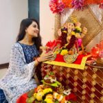 Akshita Mudgal Instagram – Ganpati Bappa Morya ♥️