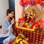 Akshita Mudgal Instagram – Ganpati Bappa Morya ♥️