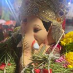 Akshita Mudgal Instagram - Ganpati Bappa Moriya♥️🙏 Pc :- @ilalitchoudharyy Wearing :- @alkas_clothing