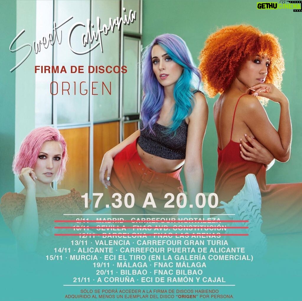 Alba Reig Instagram - Seguimos firmando! Qué bonito está siendo ver vuestras caritas. A los de siempre y a los que os habéis unido, gracias a las miles de sonrisas que nos vienen acompañado. Nos vemos en este #OrigenSweetCalifornia