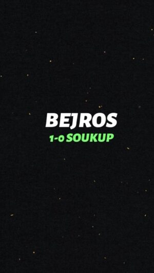 Aleš Bejr Instagram - Bejros 1-0 Soukupeček
Uteče Jaromírek i ze zápasu??