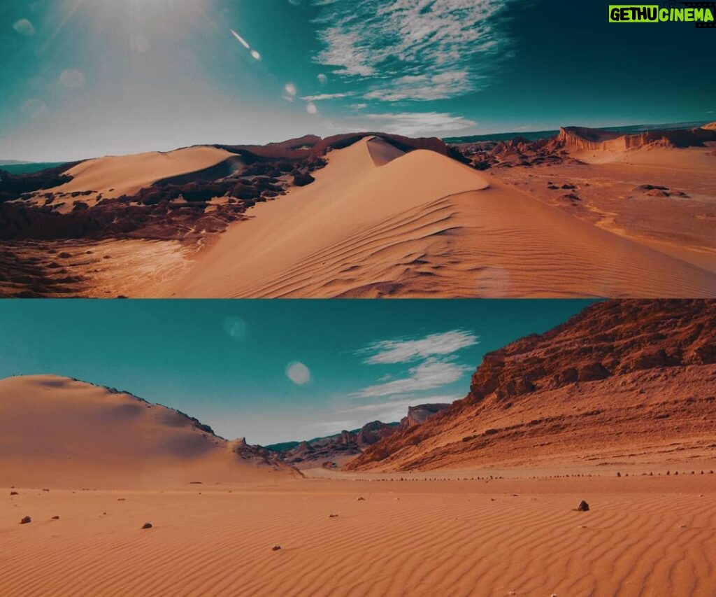 Alejandro Hernández Instagram - Last night I watched Mad Max: Fury Road and was inspired by the color grading so I tried to replicate it with footage I shot in the Atacama desert in Chile. Atacama Desert