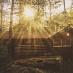 Alejandro Hernández Instagram – Cabin in the woods Hawley, Pennsylvania