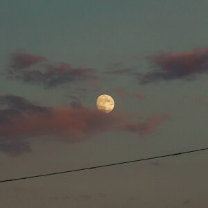 Alejandro Hernández Instagram - Daylight moon 🌕 (No Photoshop, I swear)
