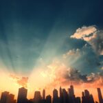 Alejandro Hernández Instagram - Los atardeceres de este verano han sido dignos de portada de revista Atalaya. Brooklyn Heights Promenade