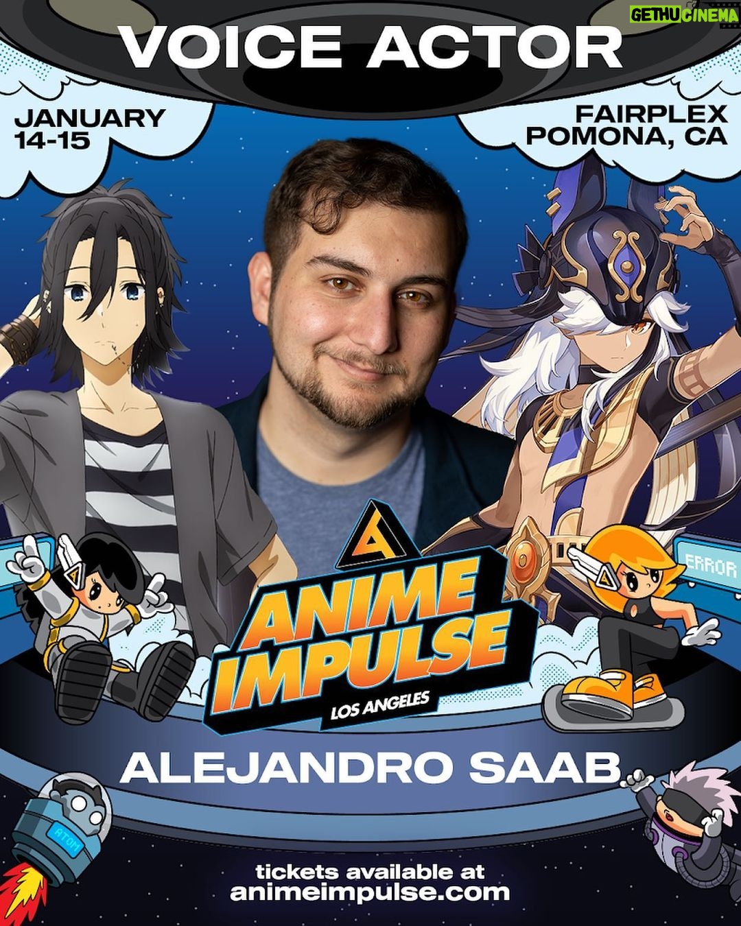 Alejandro Saab - 2.9K Likes - Hey guys, I’ll be @animeimpulse this weekend over at table SG03! So if you’re in LA and want to talk for a bit, get an autograph or photo, feel free to pop by! I’ll be there all day Saturday & Sunday!
#genshinimpact #cyno #cyyu #cyyuvtuber #genshin #voiceactor #linkclick #pokemon #horimiya #miyamura