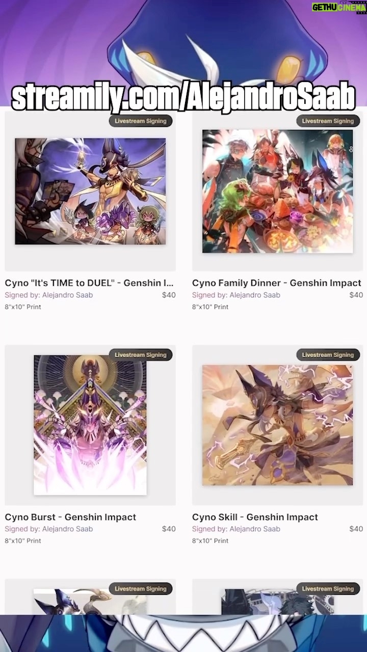 Alejandro Saab Instagram - The thing every Genshin Impact fan has me asked me about 👀 https://streamily.com/AlejandroSaab #genshin #genshinimpact #cyno #voiceactor #voice #linkclick #signing #cyyuvtuber #tighnari #pokemon #anipoke #nanbaka #uno